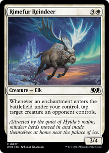 Rimefur Reindeer (WOE-027) - Wilds of Eldraine Foil