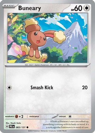 Buneary 083/131  SV Prismatic Evolutions - Common