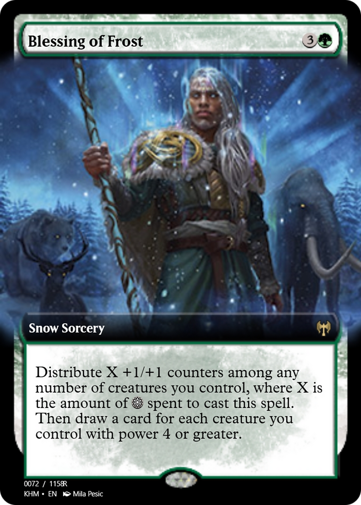 Blessing of Frost (PRM-88344) - Magic Online Promos: (snow) Foil