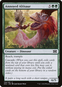 Annoyed Altisaur⁣ - Double Masters 2022⁣ (Common)⁣ [134]