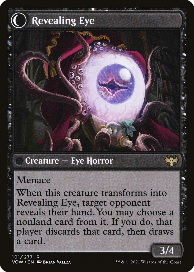 Concealing Curtains (VOW-101) - Innistrad: Crimson Vow: (Double Faced Transform)