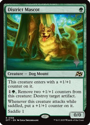 District Mascot (PPDFT-158) - Promo Pack: Aetherdrift Foil