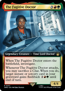 The Fugitive Doctor (V.1)⁣ - Universes Beyond: Doctor Who: Extras⁣ (Rare)⁣ [417]