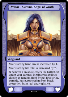 Akroma, Angel of Wrath Avatar (PMOA-033) - Magic Online Avatars Foil