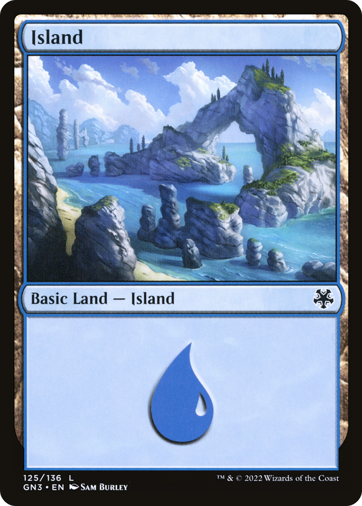 Island (V.1)⁣ - Game Night: Free For All⁣ (Land)⁣ [125]