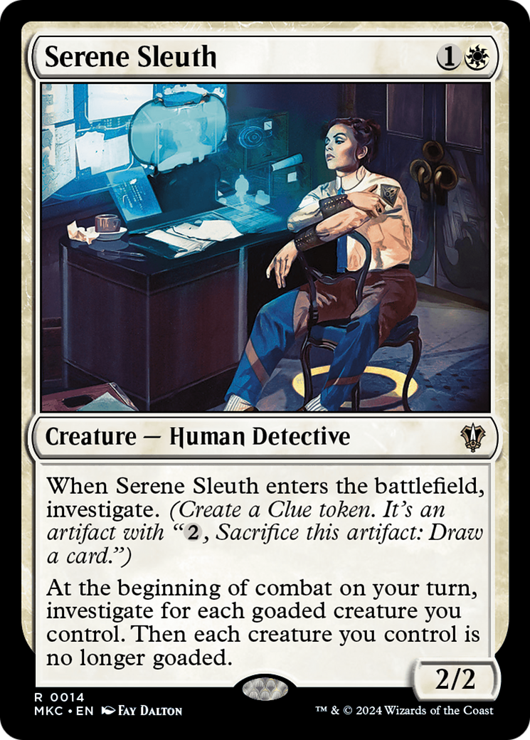 Serene Sleuth⁣ - Commander: Murders at Karlov Manor⁣ (Rare)⁣ [14]