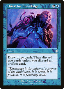 Thirst for Knowledge⁣ - Commander: The Brothers' War⁣ (Uncommon)⁣ [96]