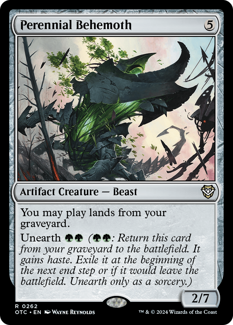 Perennial Behemoth⁣ - Commander: Outlaws of Thunder Junction⁣ (Rare)⁣ [262]