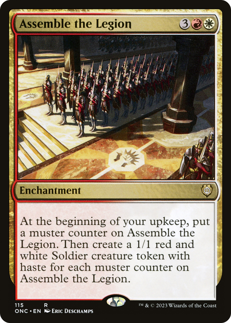 Assemble the Legion⁣ - Commander: Phyrexia: All Will Be One⁣ (Rare)⁣ [115]