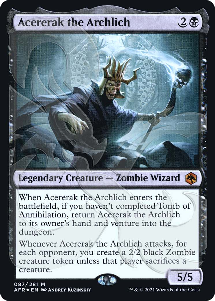 Acererak the Archlich (AFR&-087) - Adventures in the Forgotten Realms Promos Foil