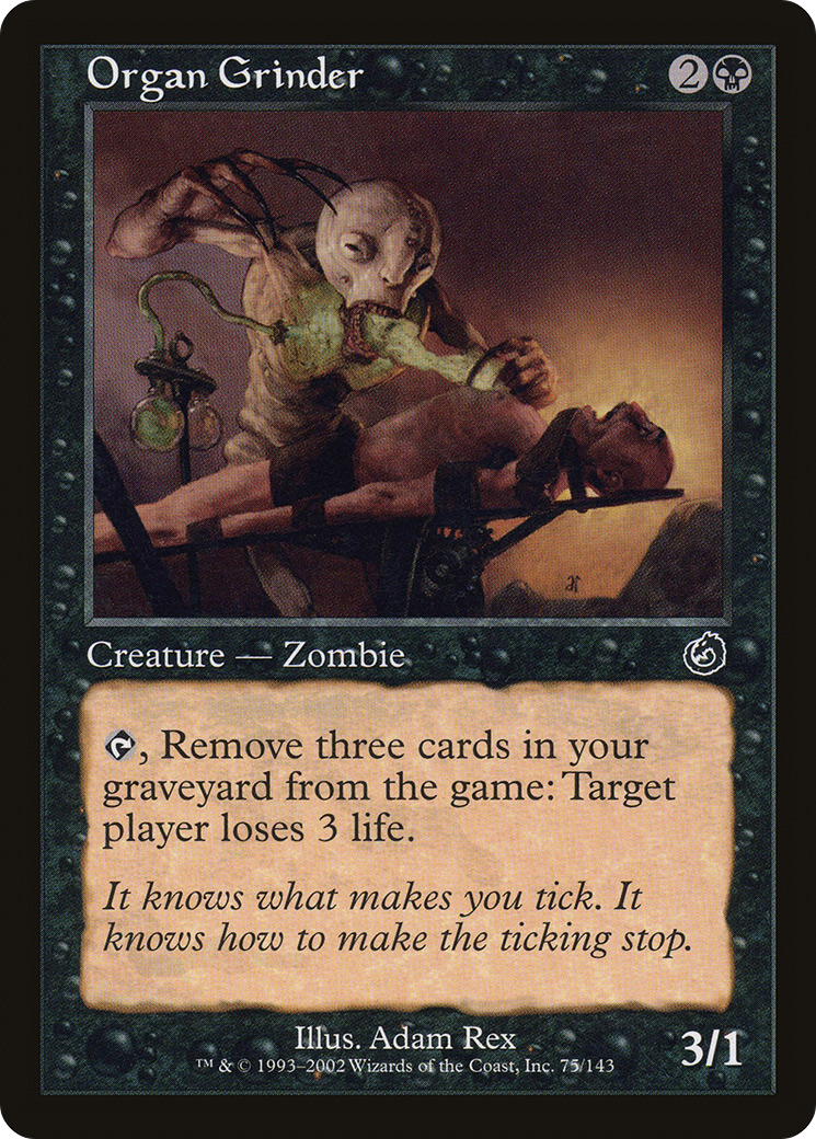 Organ Grinder (TOR-075) - Torment Foil