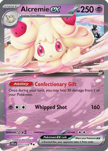 Alcremie ex 075/159  - Holofoil SV09 Journey Together - Double Rare