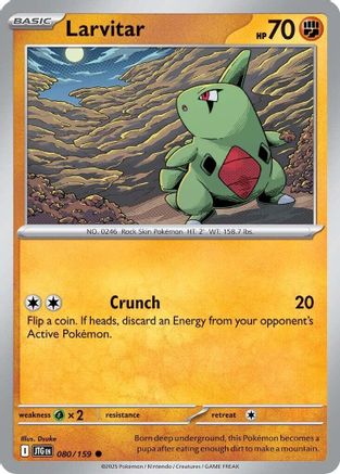Larvitar 080/159  SV09 Journey Together - Common