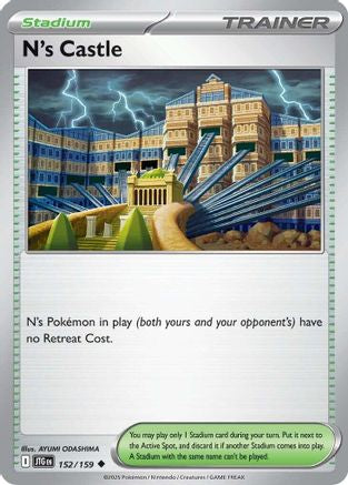 N's Castle 152/159  SV09 Journey Together - Uncommon