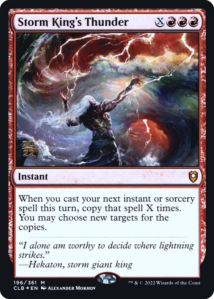 Storm King's Thunder (PRE-196S) - Battle for Baldur's Gate Promos Foil
