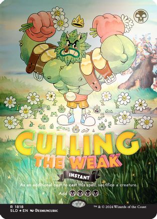 Culling the Weak (Rainbow Foil) (SLD-1818) - Secret Lair Drop Series Foil