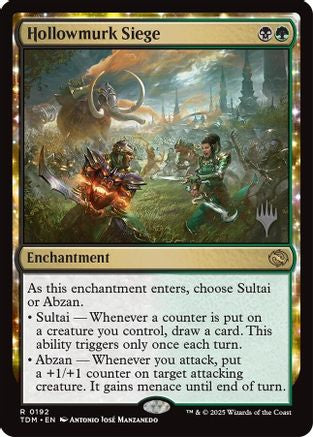 Hollowmurk Siege (PPTDM-192) - Promo Pack: Tarkir: Dragonstorm Foil
