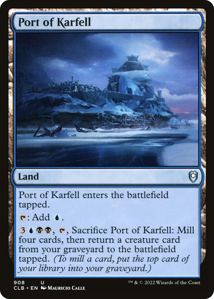 Port of Karfell⁣ - Commander Legends: Battle for Baldur's Gate: Extras⁣ (Uncommon)⁣ [908]