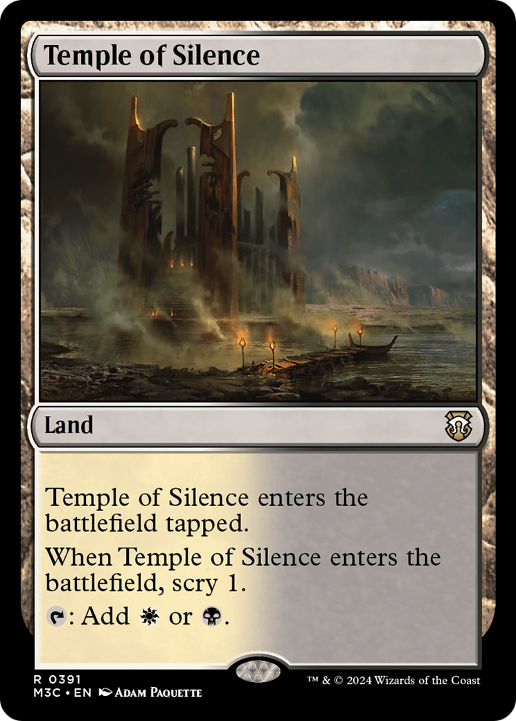Temple of Silence⁣ - Commander: Modern Horizons 3⁣ (Rare)⁣ [391]