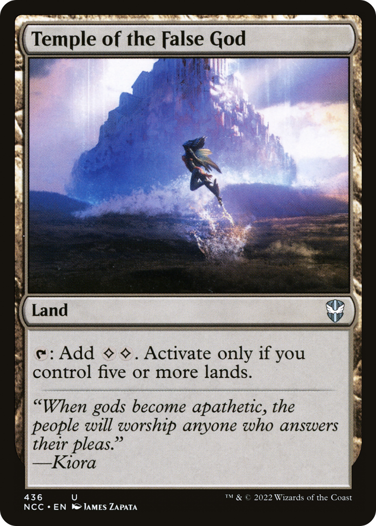 Temple of the False God⁣ - Commander: Streets of New Capenna⁣ (Uncommon)⁣ [436]