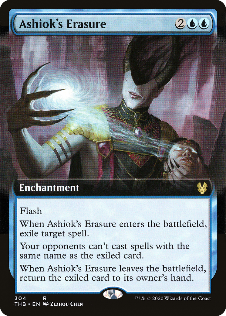 Ashiok's Erasure⁣ - Theros Beyond Death: Extras⁣ (Rare)⁣ [304]