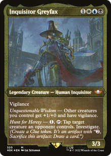 Inquisitor Greyfax (V.4)⁣ - Universes Beyond: Warhammer 40,000⁣ (Special)⁣ [320]