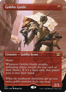 Goblin Guide (Borderless) (2XM-347) - Double Masters (Borderless)