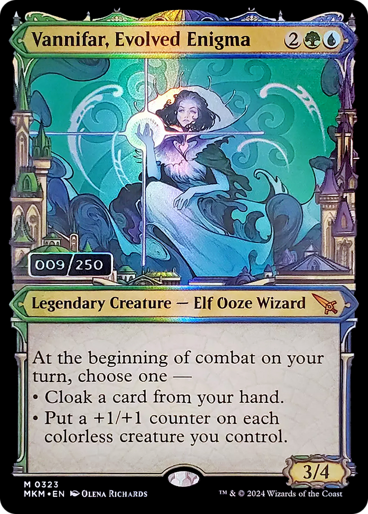 Vannifar, Evolved Enigma (Serial Numbered) (MKM-323) - Murders at Karlov Manor Foil