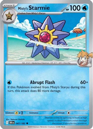 Misty's Starmie 047  SV10 Destined Rivals - Uncommon