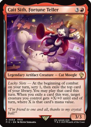 Cait Sith, Fortune Teller (FIC-054) - Commander: FINAL FANTASY