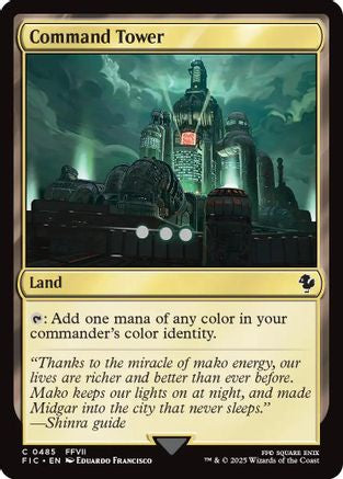 Command Tower (0485) (FIC-485) - Commander: FINAL FANTASY