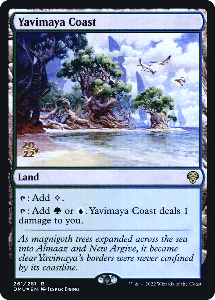 Yavimaya Coast (PRE-261S) - Dominaria United Promos Foil