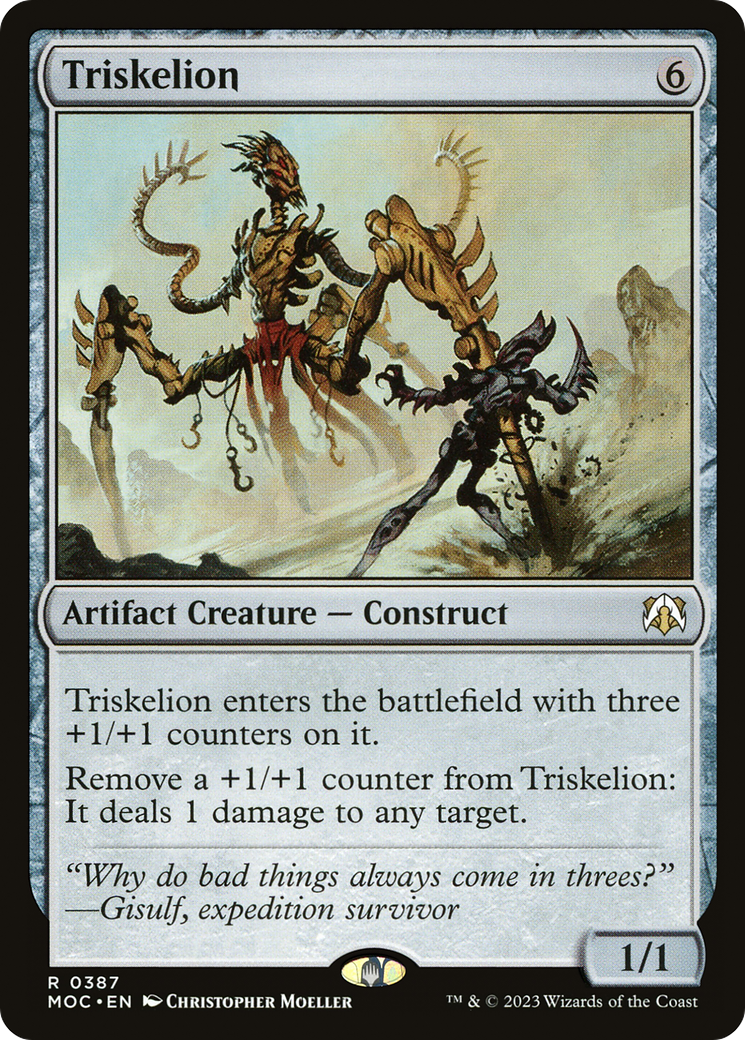 Triskelion⁣ - Commander: March of the Machine⁣ (Rare)⁣ [387]