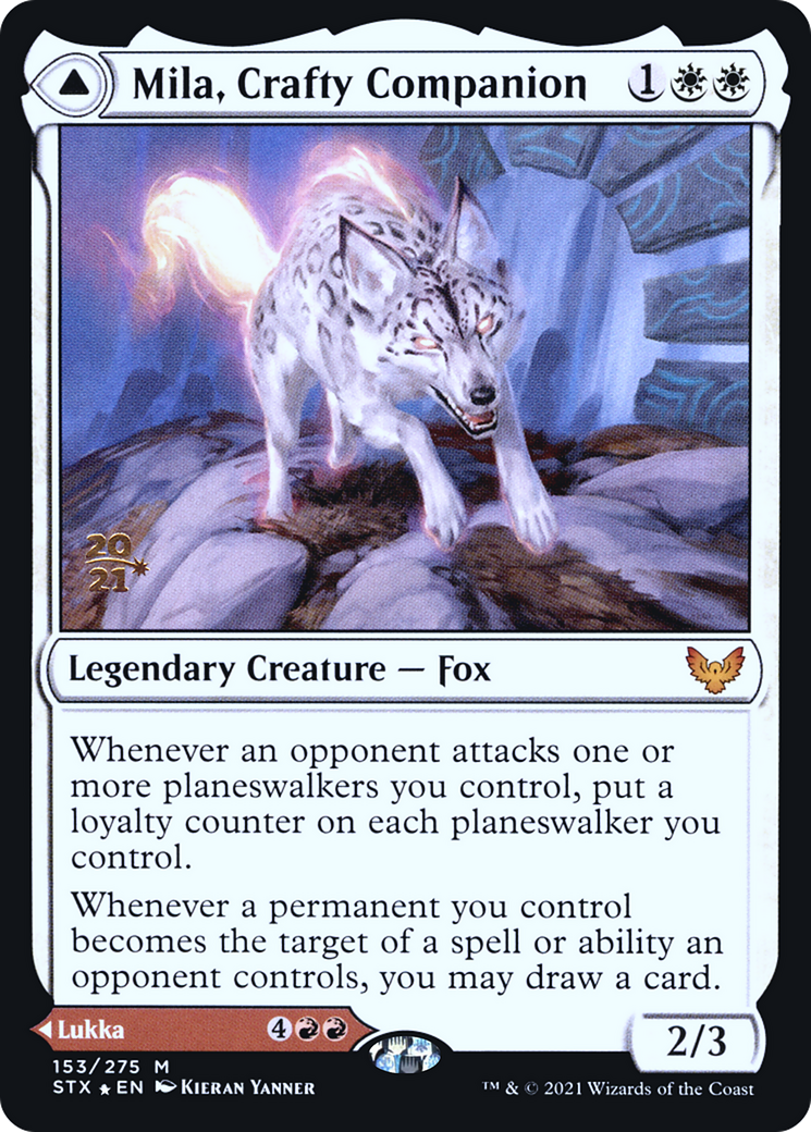 Mila, Crafty Companion (PRE-153S) - Strixhaven: School of Mages Promos Foil