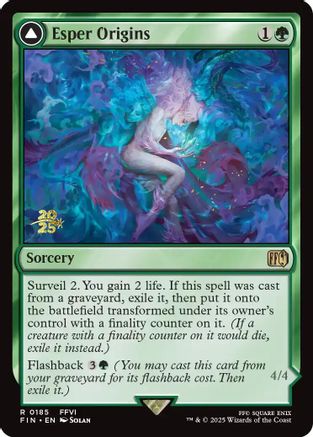 Esper Origins // Summon: Esper Maduin (PRE-185) - Prerelease Cards Foil