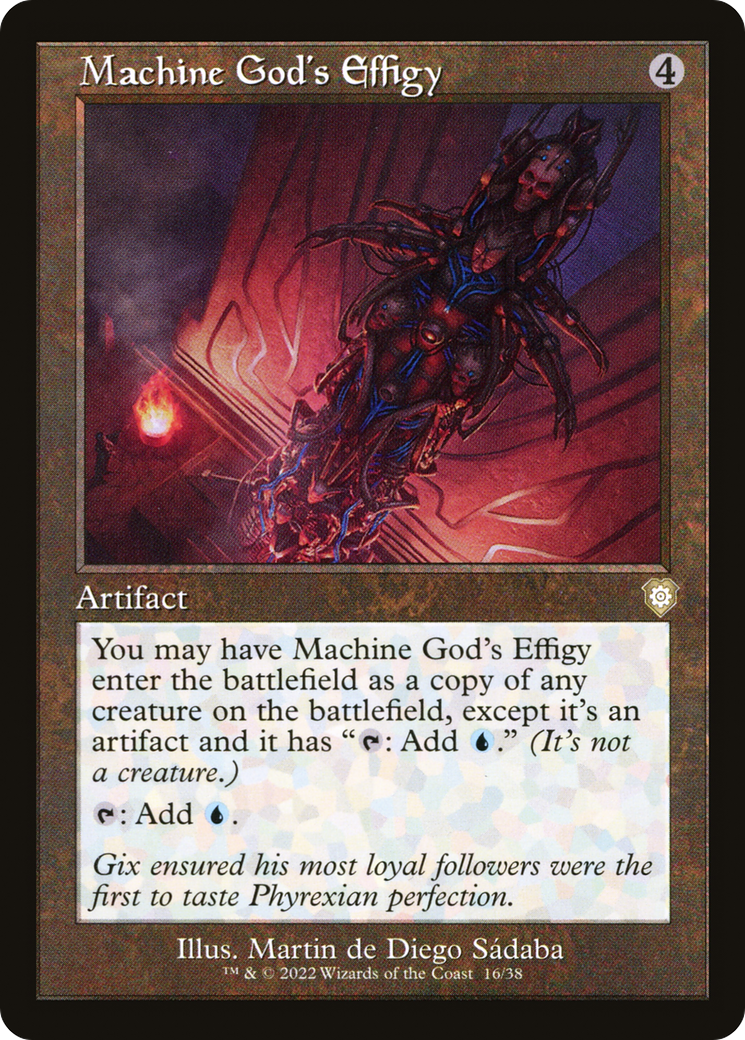 Machine God's Effigy⁣ - Commander: The Brothers' War⁣ (Rare)⁣ [16]