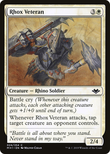 Rhox Veteran (MH1-024) - Modern Horizons Foil