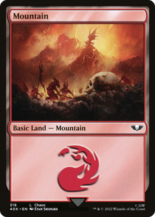 Mountain (V.2)⁣ - Universes Beyond: Warhammer 40,000⁣ (Land)⁣ [316]