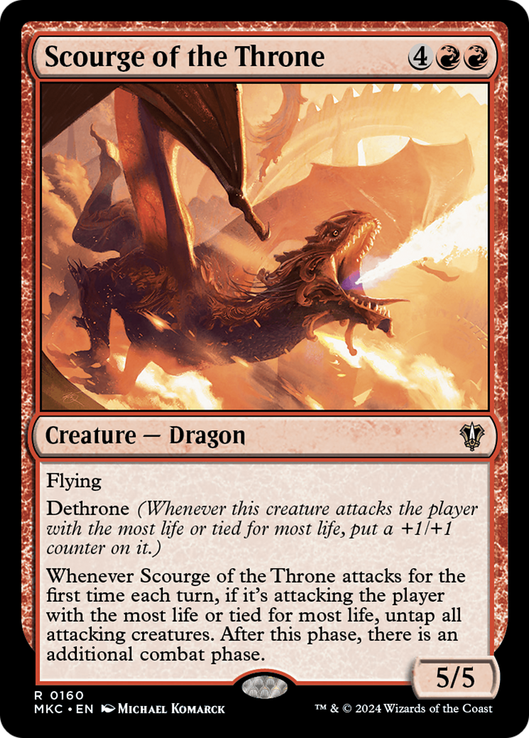 Scourge of the Throne⁣ - Commander: Murders at Karlov Manor⁣ (Rare)⁣ [160]
