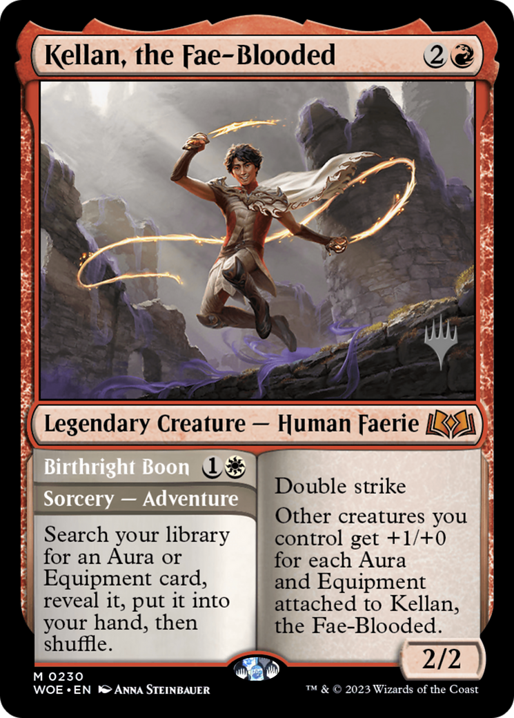 Kellan, the Fae-Blooded (PPWOE-230P) - Wilds of Eldraine Promos