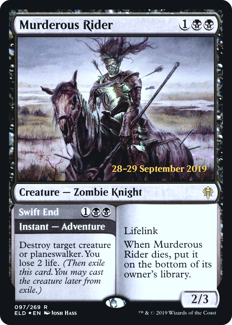 Murderous Rider (PRE-97S) - Throne of Eldraine Promos Foil