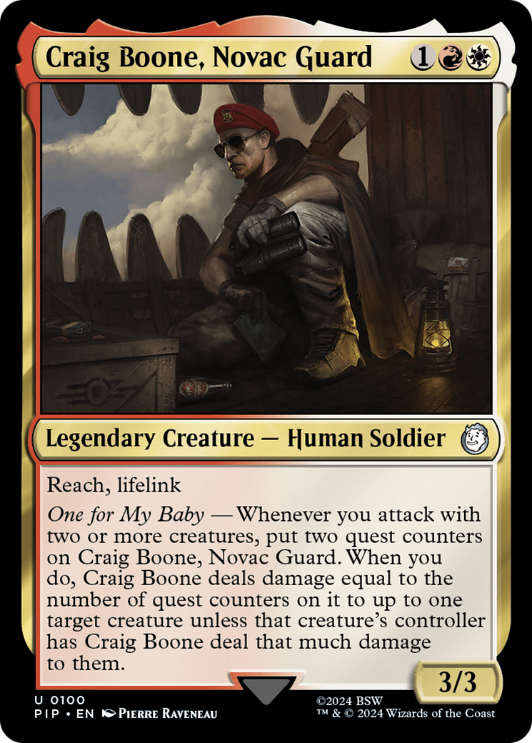 Craig Boone, Novac Guard⁣ - Universes Beyond: Fallout⁣ (Uncommon)⁣ [100]