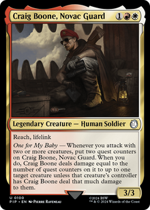 Craig Boone, Novac Guard⁣ - Universes Beyond: Fallout⁣ (Uncommon)⁣ [100]