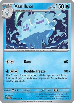 Vanilluxe 029/086  SV White Flare - Uncommon