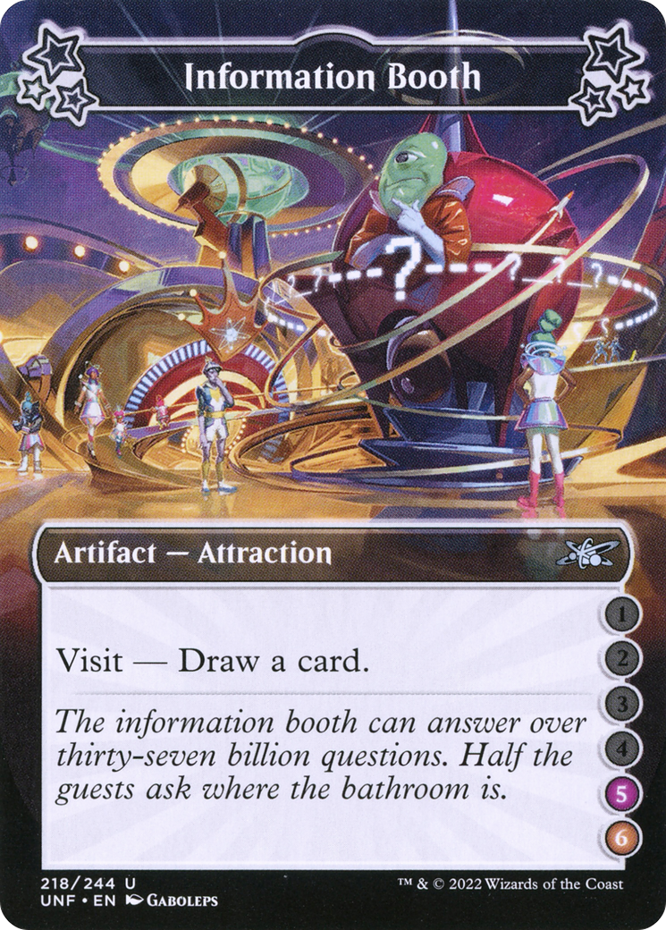 Information Booth (5-6) (UNF-218D) - Unfinity Foil