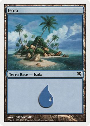 Island (Italian) - "Isola" (E56) (PSAL-E56) - Magic Encyclopedia 2005 (Salvat/Hachette)