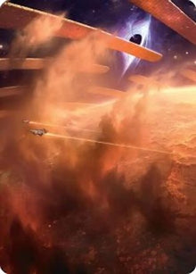 Adagia, Windswept Bastion Art Card (AAEOE-029) - Art Series: Edge of Eternities