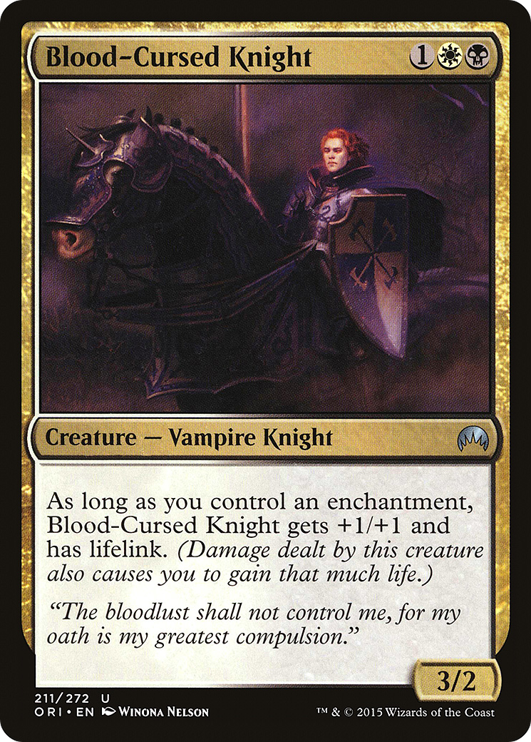 Blood-Cursed Knight (ORI-211) - Magic Origins
