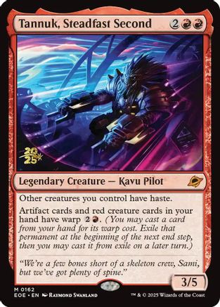 Tannuk, Steadfast Second (PRE-162) - Prerelease Cards Foil