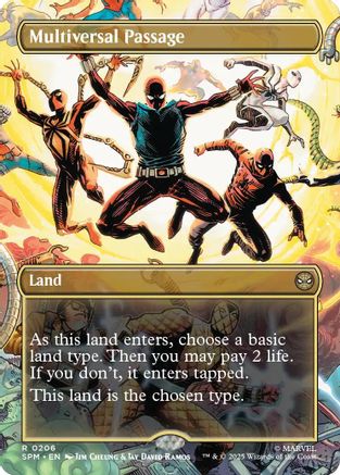 Multiversal Passage (Borderless) (SPM-206) - Marvel's Spider-Man